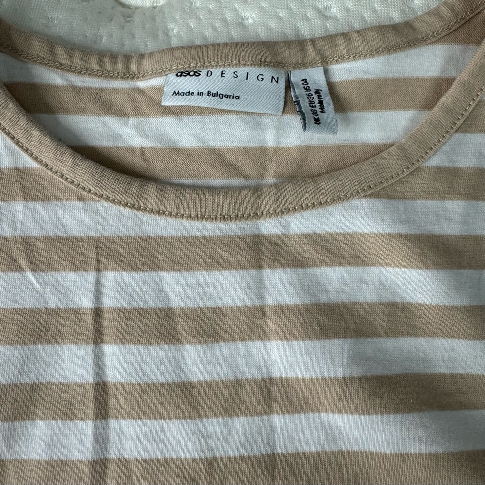 ASOS Maternity Ruched Striped Tank - Picture 9 of 10
